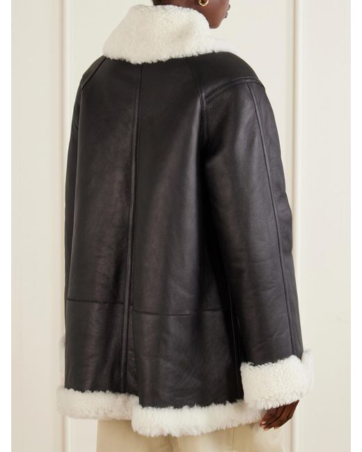 Altuzarra Black Blake Shearling Jacket