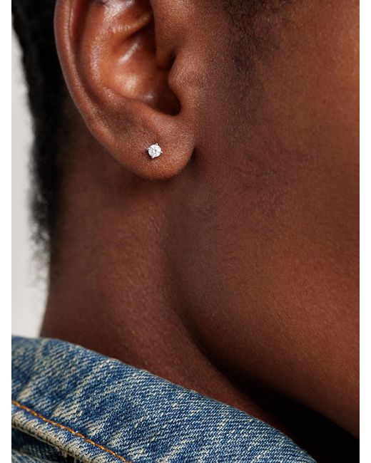 Anita Ko Natural Ohrstecker Aus 18 Karat Weißgold Mit Diamanten