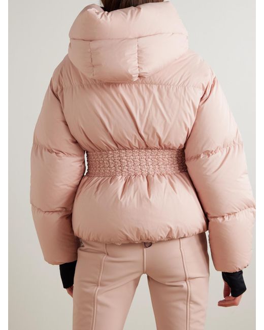 Moncler Pink Wollemi Quilted Down Ski Jacket