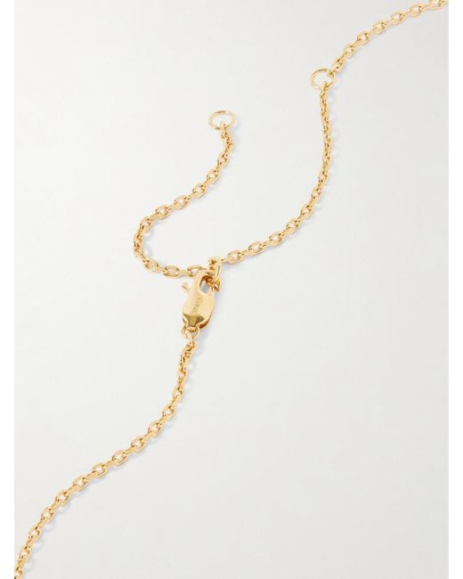 Totême  White Plated, Onyx And Swarovski Crystal Necklace