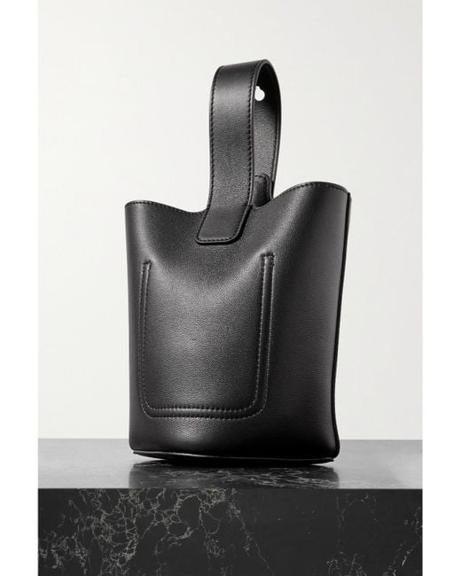 Loewe Black Pebble Mini Leather Tote