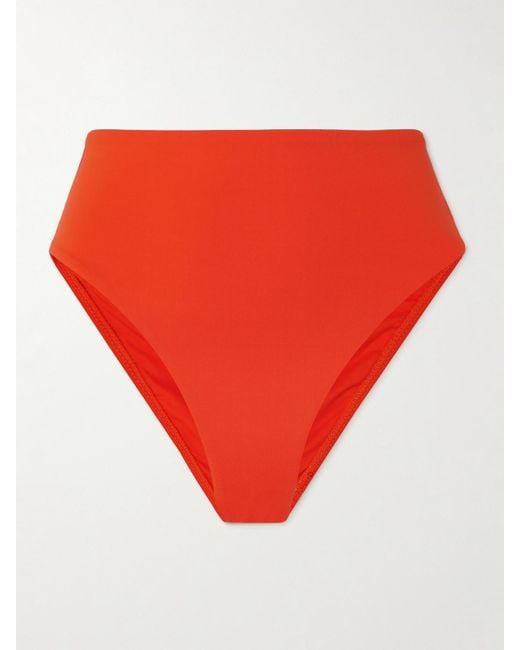 Bondi Born Red Poppy Bikini-Höschen Aus Embodee-Material