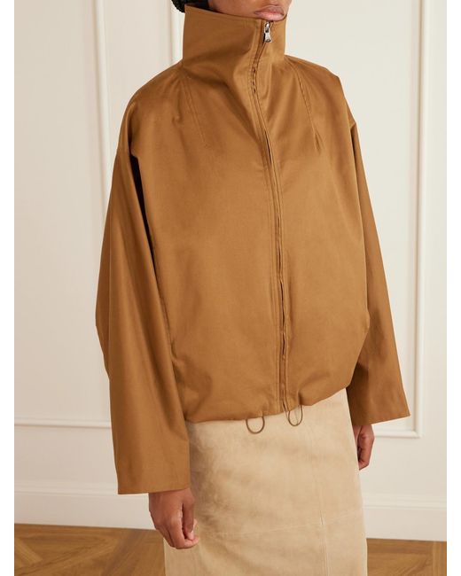 Nour Hammour Natural François Cotton-Blend Canvas Jacket