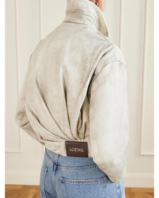 Loewe Natural Cotton-Twill Bomber Jacket