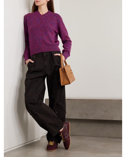 &Daughter Purple Sligo Wool Sweater
