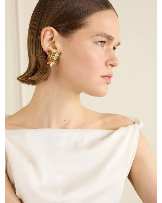 Jennifer Behr Metallic Peri-Tone Earrings