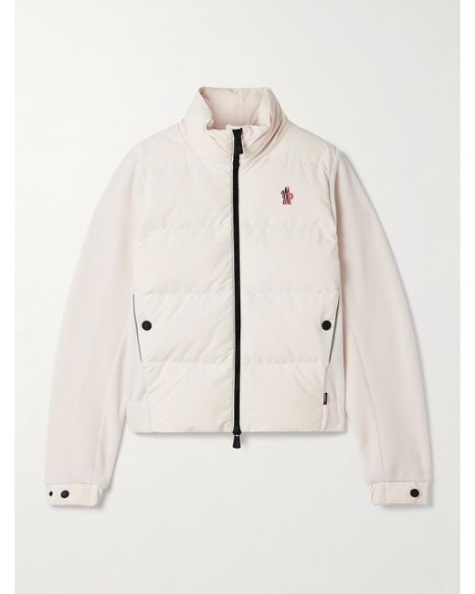Moncler Natural Quilted Down Jacket