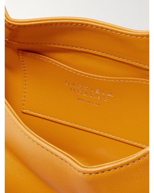 Pochette En Cuir Soft Demi Gabriela Hearst en coloris Orange