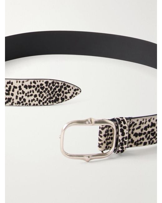 Isabel Marant Metallic Holis Pony Hair Belt