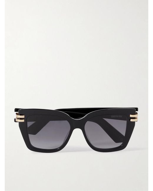 Dior Black Cdior S1I Square-Frame Acetate Sunglasses