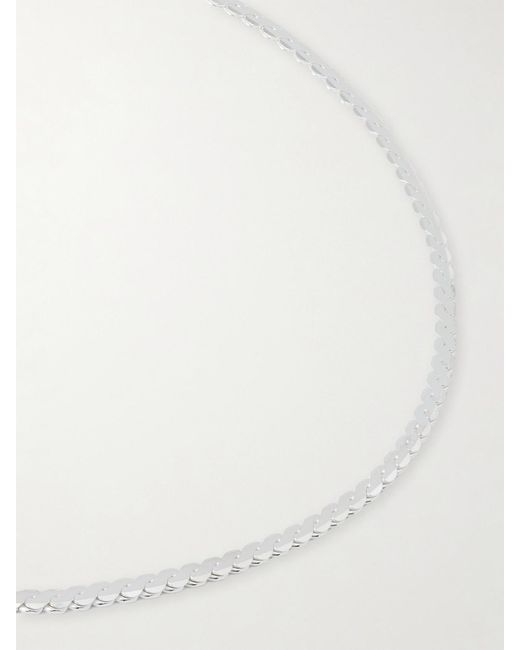 Loren Stewart White Serpentine Sterling Necklace