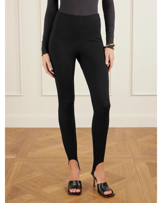 Skims Black Cloud Stirrup Leggings – Obisidian – Leggings Mit Steg