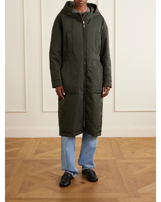 Max Mara Black Padded Shell Coat