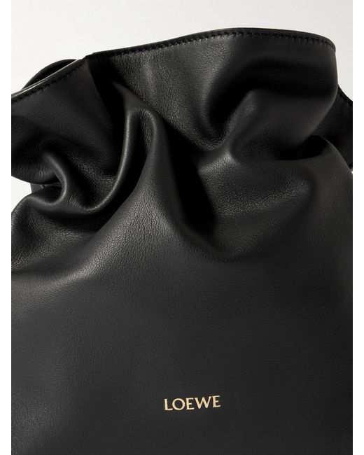 Loewe Black Flamenco Mini Embellished Leather Clutch