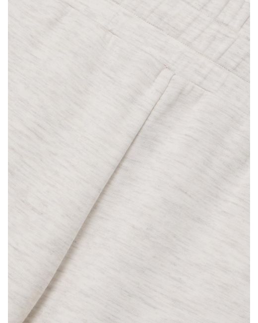 Varley White The Slim Zip Hem Jogginghose Aus Doublesoft-Material