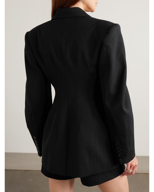 Rebecca Vallance Black Finley Crepe Blazer