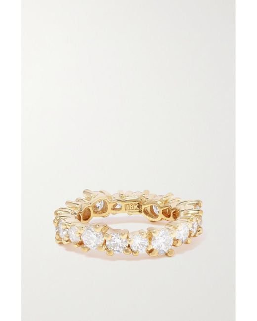 Suzanne Kalan Natural Eternity 18-Karat Diamond Ring