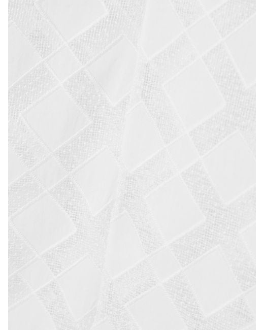 TOVE White Agel Maxikleid Aus Gaze Und Voile