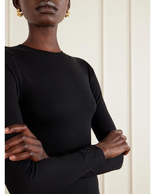 The Park Black Elizabeth Pyratex Power 3 Mini Dress