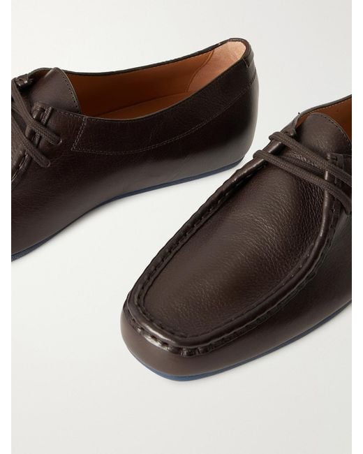 Jil Sander Brown Leather Brogues