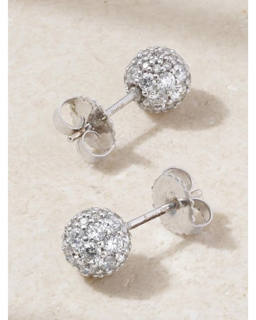 Irene Neuwirth Natural Gumball 18-Karat Diamond Earrings