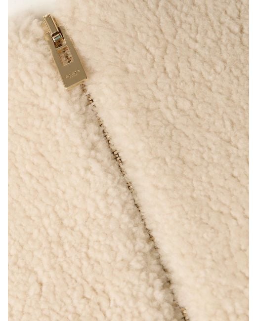 Alaïa Natural Shearling Jacket