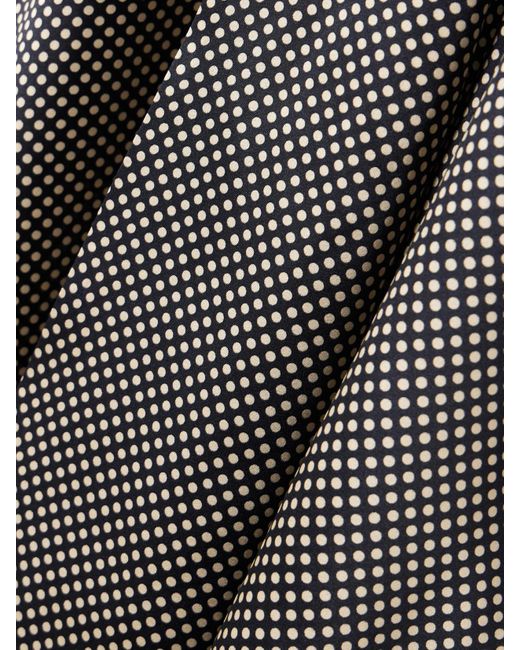 Tom Ford Gray Schluppenbluse Aus Satin Aus Einer Seidenmischung Mit Punkten