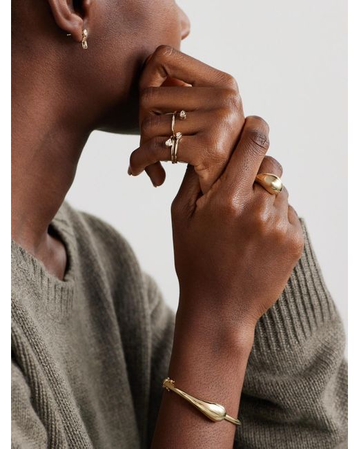 Mateo Natural Ring Aus 14 Karat Mit Diamanten
