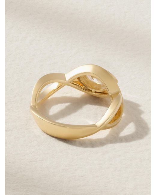 SHAY Natural Vine 18-Karat Diamond Ring