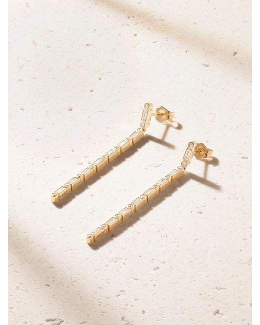 Sydney Evan Natural 14-Karat Diamond Earrings