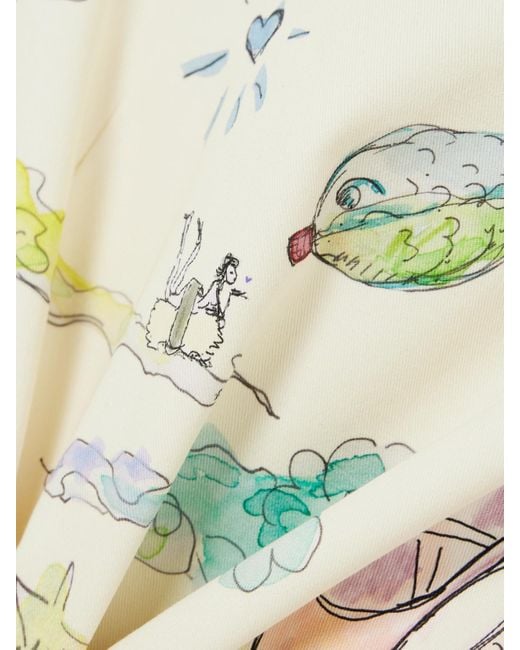 ALÉMAIS White Anouk Colantoni Court Minikleid Aus Biobaumwoll-Twill Mit Neckholder