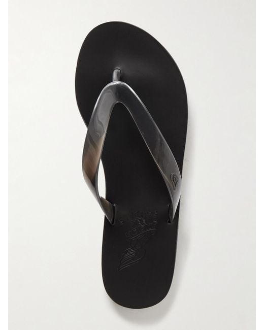 Ancient Greek Sandals Black Saionara Jelly Pvc Flip Flops