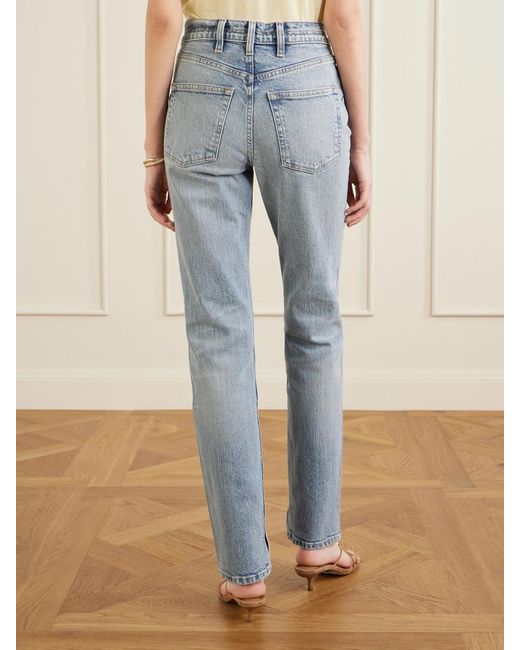 RÙADH Blue The Cecile Mid-Rise Skinny-Leg Jeans