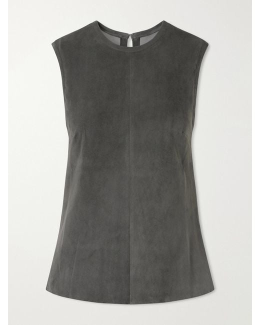 Stouls Gray Miuccia Suede Tank