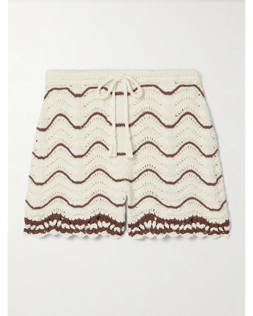 Short En Coton À Rayures Aicha Cara Cara en coloris Natural