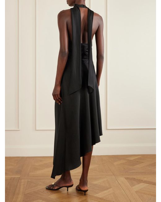jonathan simkhai asymmetric dress Speckle Print Asymmetric Ruffle Dress by SIMKHAI