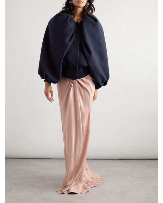 Dries Van Noten Blue Wool-Blend Jacket