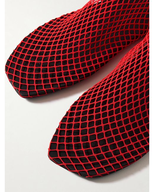 Christopher Esber Red Mesh Water Flats