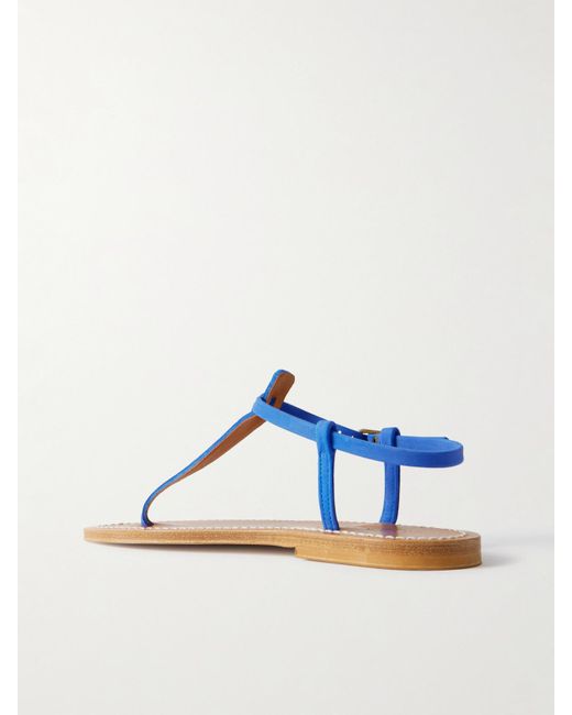 K. Jacques Blue Picon Nubuck Sandals