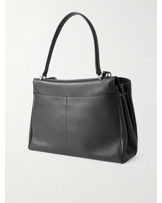 Balenciaga Black Rodeo Medium Leather Shoulder Bag