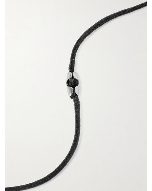 YSSO Natural The Birth Of Venus Sterling And Cord Necklace