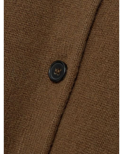 LeKasha Brown Fraga Organic Cashmere Cardigan