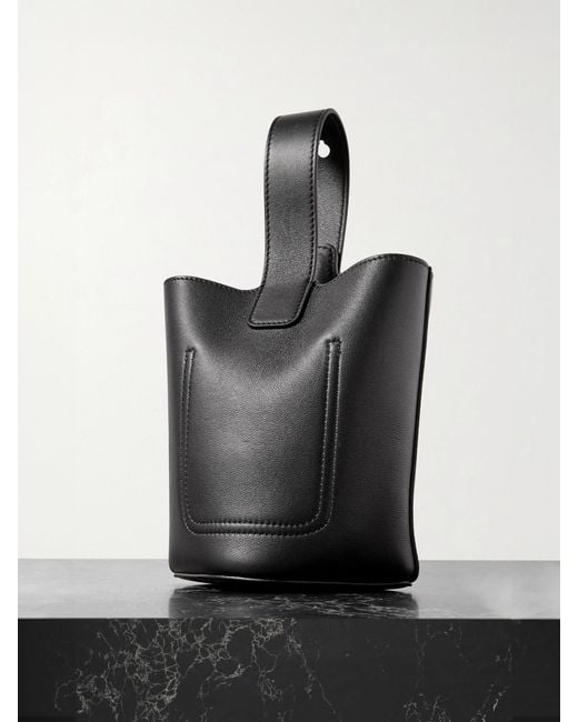Loewe Black Pebble Mini Leather Tote