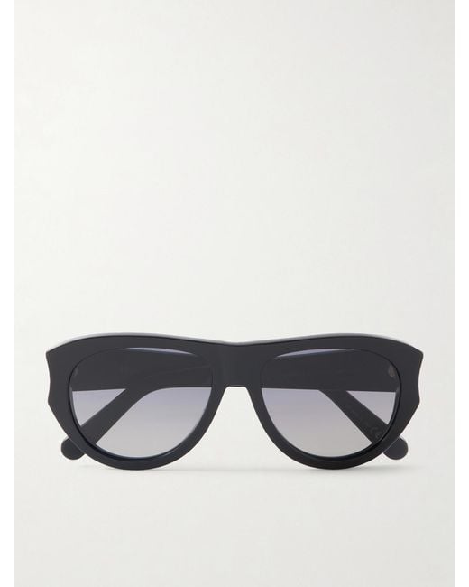 Dior Black Diorglow A1U Aviator-Style Acetate Sunglasses