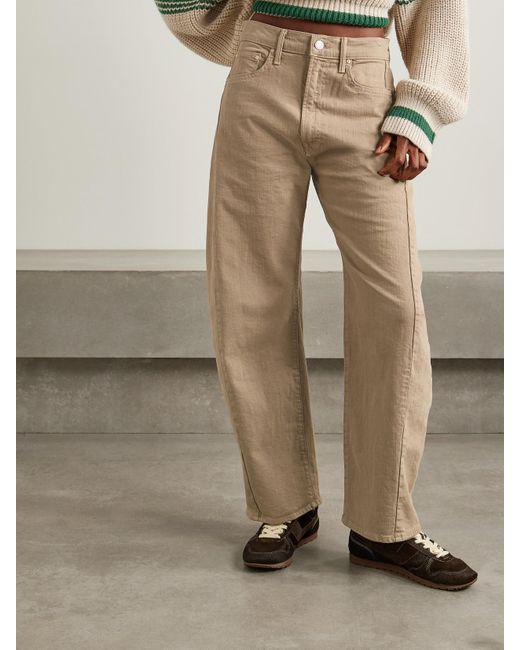 Mother Natural The Half Pipe Flood Hoch Sitzende Barrel-Jeans