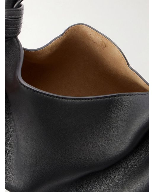 Loewe Black Scarf Medium Knotted Leather Shoulder Bag