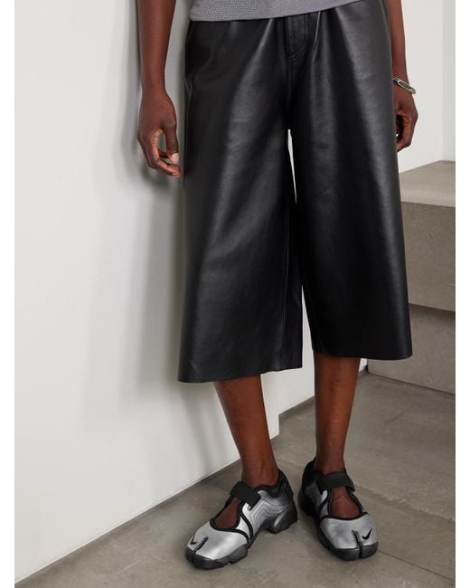 Baskets À Bouts Fendus En Cuir Métallisé Air Rift Nike en coloris Black