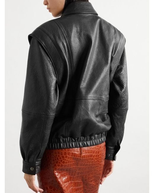 Saint Laurent Black Leather Jacket