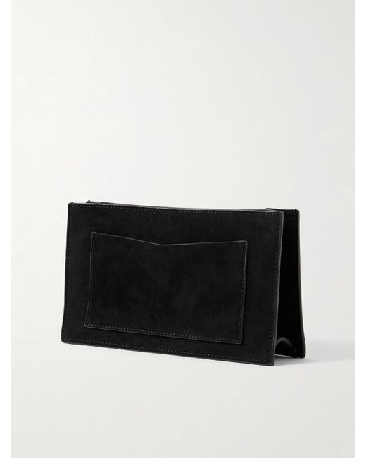 Metier Black Ease Suede Clutch