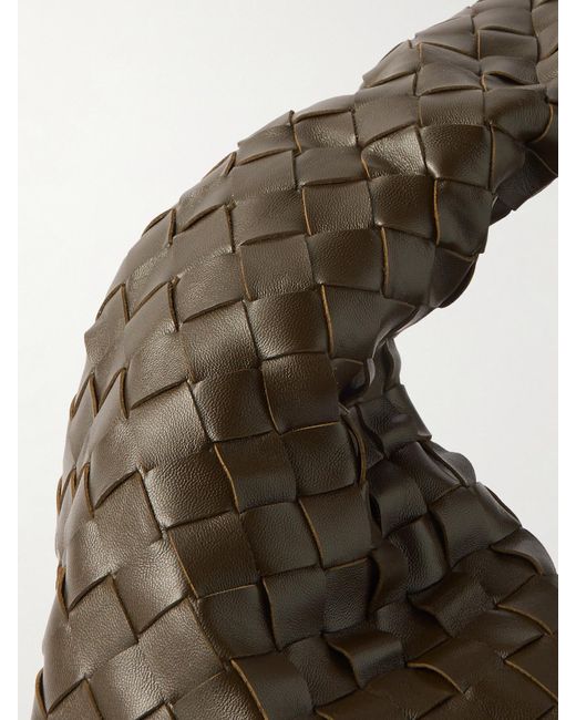 Bottega Veneta Green Hop Large Intrecciato Leather Tote